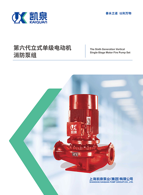 第六代立式電動(dòng)機(jī)消防泵組
